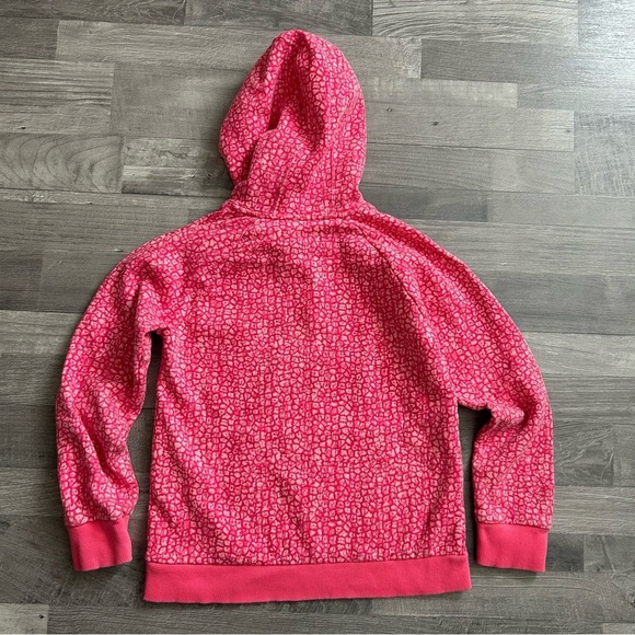 Under Armour Girls Pink Rival Fleece Print Hoodie M - Picture 6 of 6